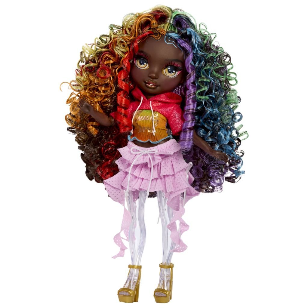 Rainbow High Rainbow Shimmers Iris Bow Doll with Slime Kit