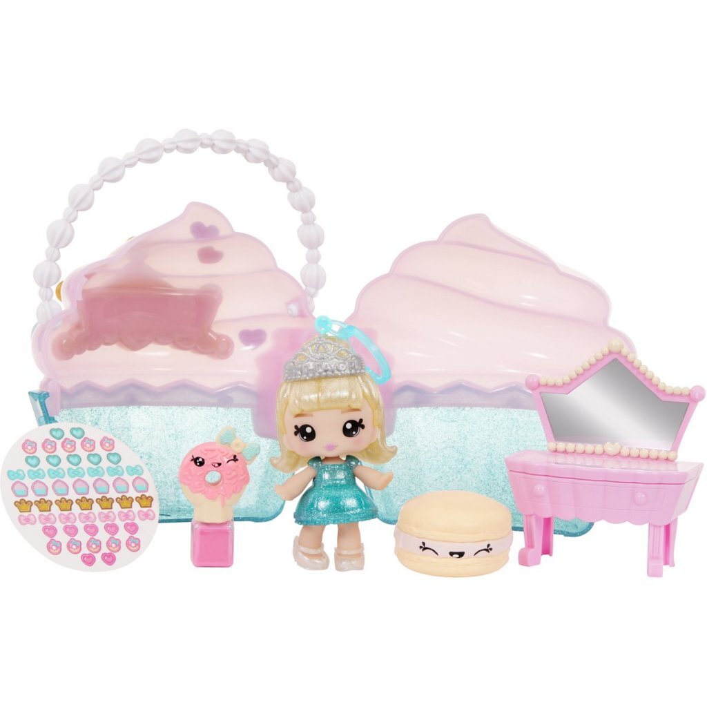 Yummiland Beauty Bag Playset Cupcake Lipgloss Doll with Accessories