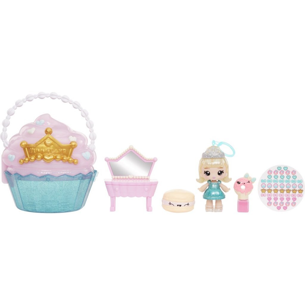 Yummiland Beauty Bag Playset Cupcake Lipgloss Doll with Accessories