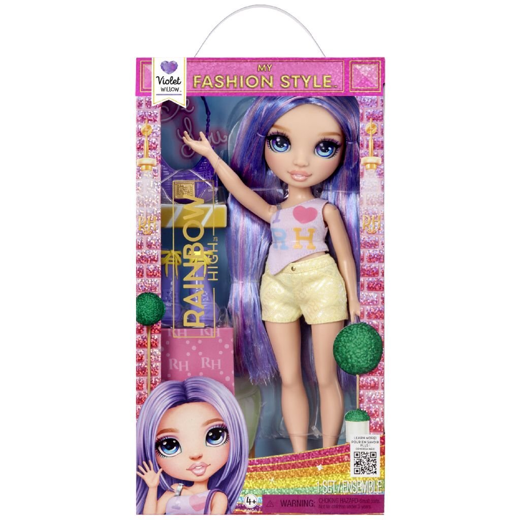 Rainbow High My Fashion Style Violet Willow Doll - Ages 4+