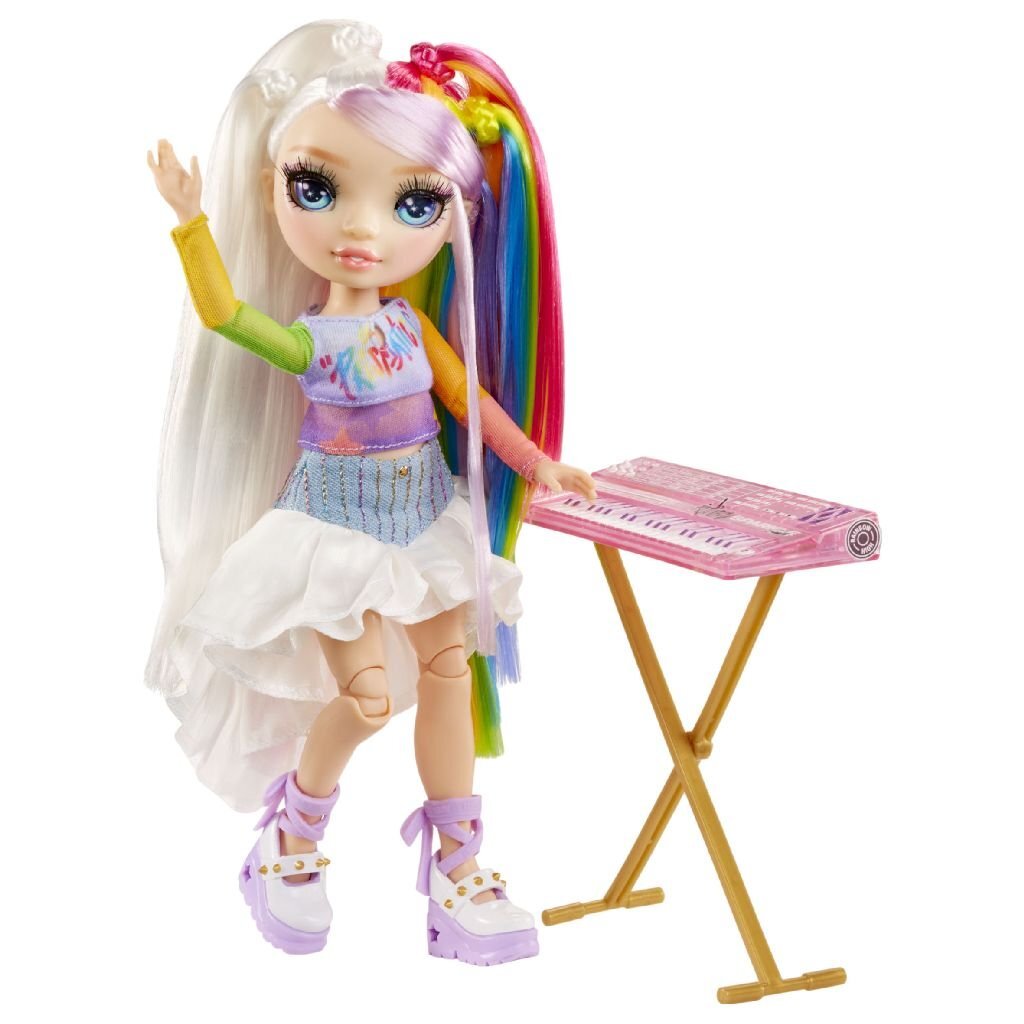 Rainbow High Fashion Doll Amaya Raine with Keyboard - 23 cm - JR High