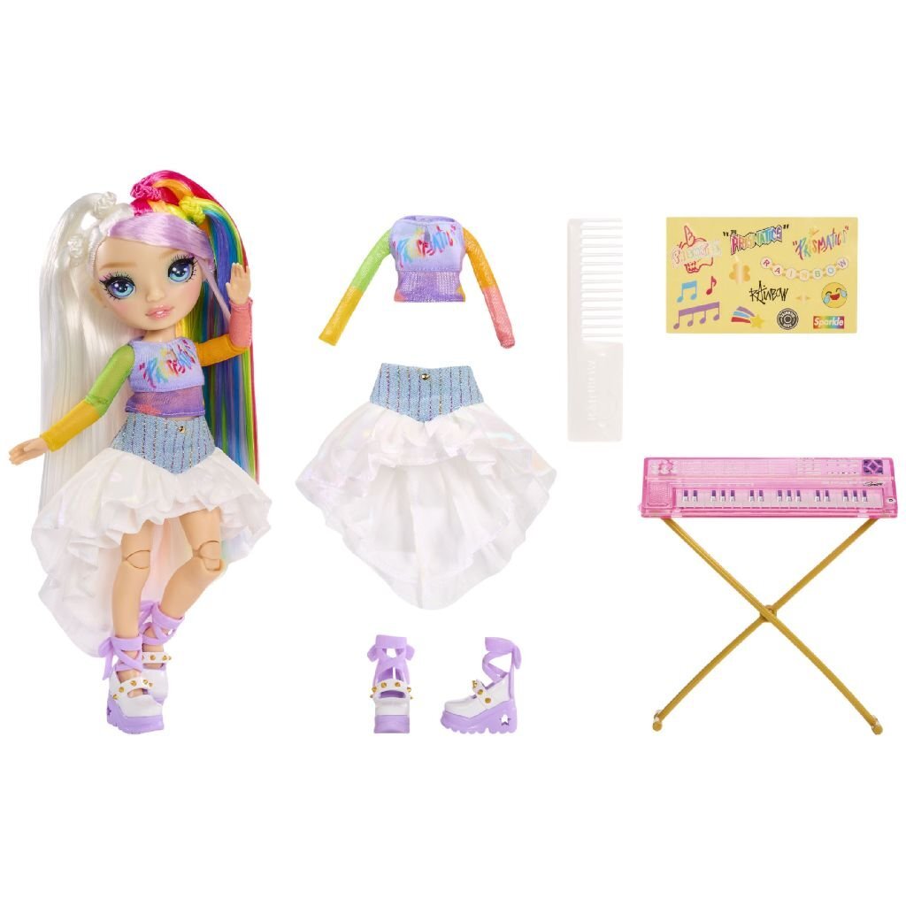 Rainbow High Fashion Doll Amaya Raine with Keyboard - 23 cm - JR High