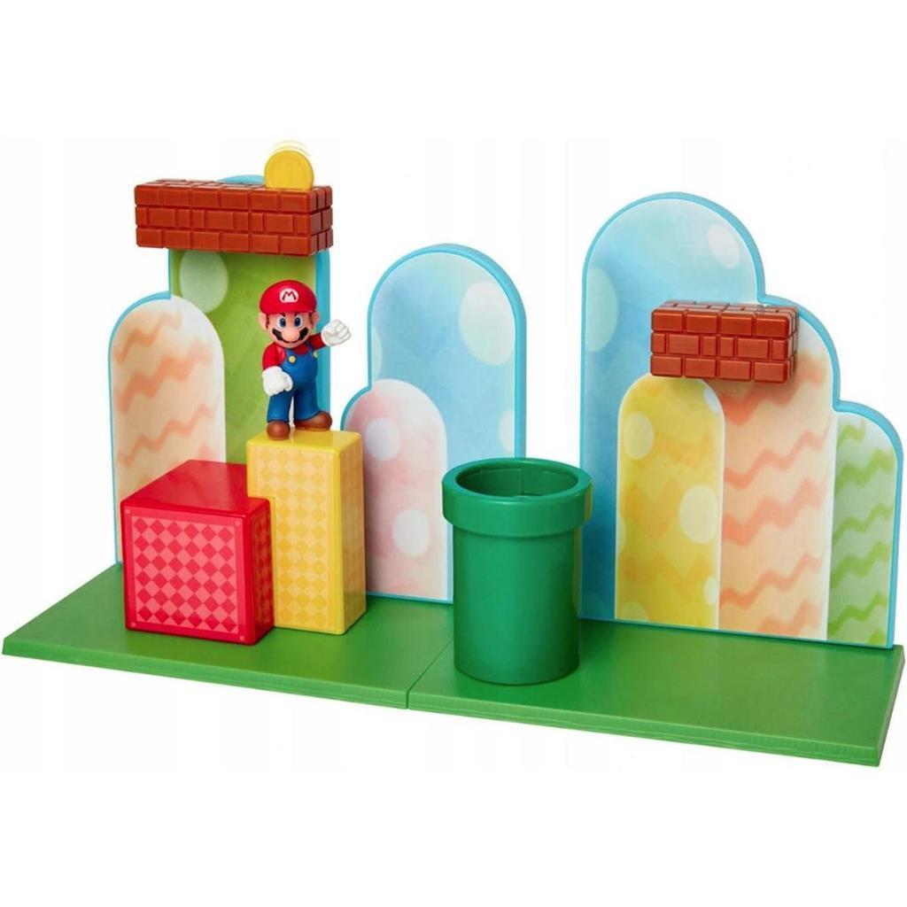 Jakks Super Mario Acorn Plains Action Set with Mario Figure
