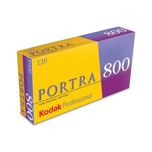 Kodak PROFESSIONAL PORTRA 800 - Farbnegativfilm - 120 (6 cm) - ISO 800 - 5 Rollen afbeelding 1