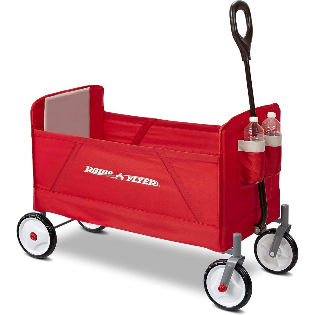 Radio Flyer Wagon Red - 104x54x81.7 cm - Easy to Fold