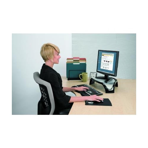 Fellowes | Monitor Riser | 8020101 - Gray Black | For Desktop Monitors And Laptops | Desktop Stand afbeelding 2