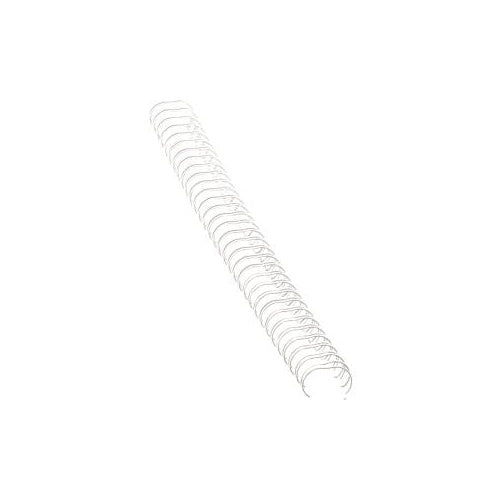 Fellowes - Bindedraht - 10 mm - 34 Ringe - A4 (210 x 297 mm) - 80 Blätter - Silber - 100 Stck. (5327901) afbeelding 1