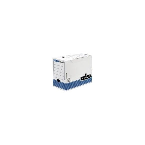 Fellowes Archiv-Schachtel R-Kive PRIMA, weiß-blau (B)200 mm aus 100% recycelter Karton, zu 100% wiederverwertbar (0028501) afbeelding 1