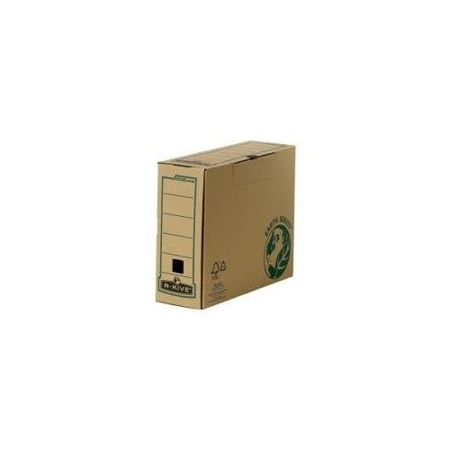 Fellowes Archiv-Schachtel R-Kive EARTH, braun (B)100 mm aus 100% recyceltem Karton, für Format DIN A4 (4470201) afbeelding 1