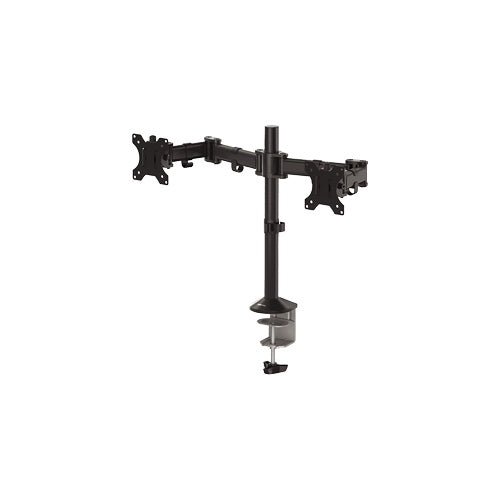 Fellowes Reflex Dual Monitor Arm - Befestigungskit - einstellbarer Arm - für 2 Monitore - Metall - Schwarz, RAL 9017 - Bildschirmgröße: bis zu 68,6 cm (bis zu 68,60cm (27") ) - Tischmontage (8502601) afbeelding 1