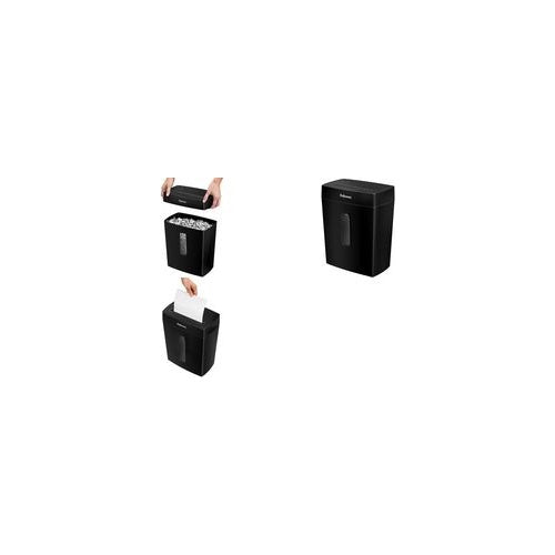 Fellowes Aktenvernichter Powershred P-42C, schwarz Partikelschnitt: 4 x 34 mm, Schnittleistung: 8 Blatt, - 1 Stück (5012501) afbeelding 1