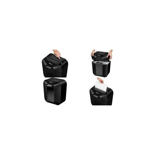 Fellowes Powershred LX25 Aktenvernichter mit Partikelschnitt P-4, 4 x 37 mm, bis 6 Blatt, weiß (100109815) afbeelding 1