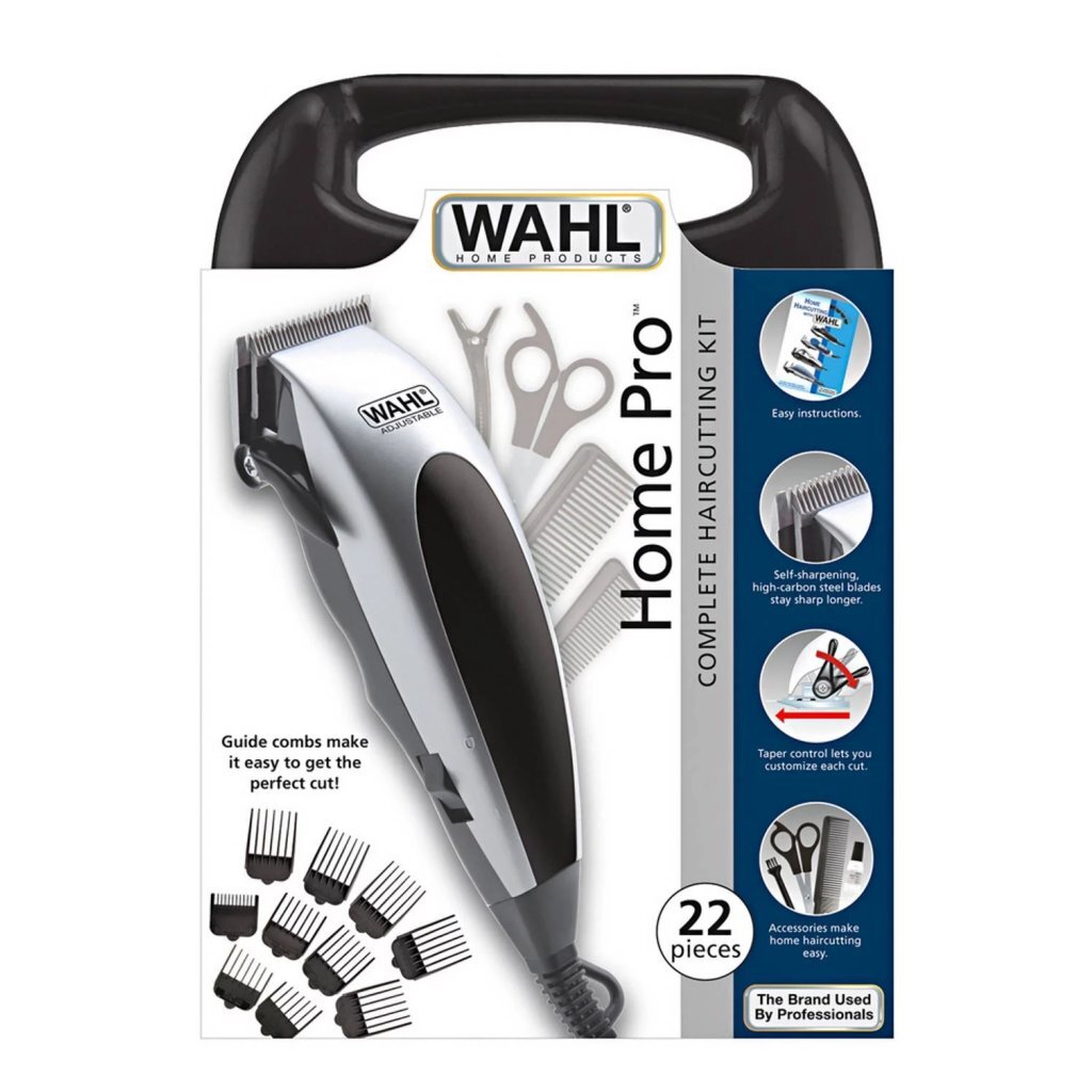 Wahl Home Pro Kit Hair Clipper Silver/Black 8 Cutting Settings