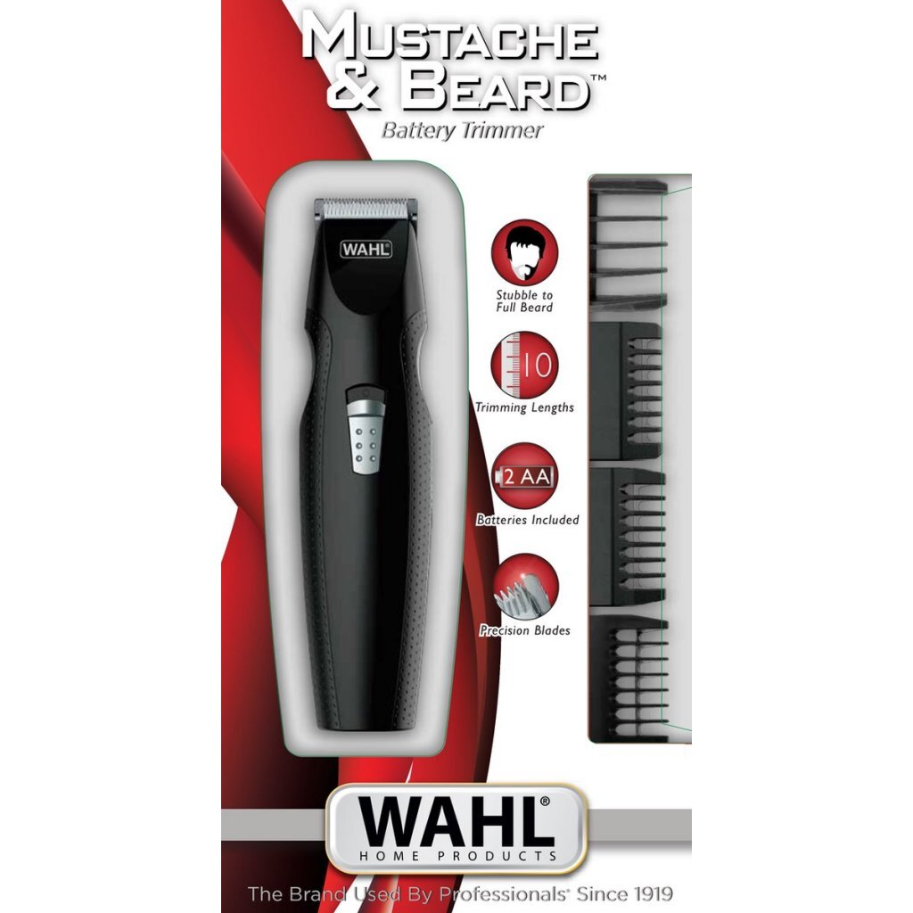 Wahl Mustache & Beard Trimmer Black