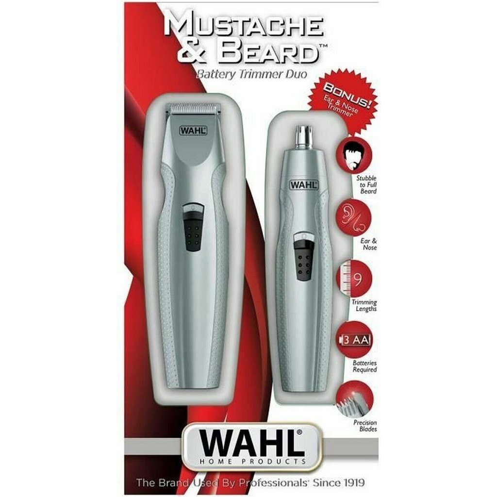 Wahl Mustache & Beard Combo Trimmer Silver