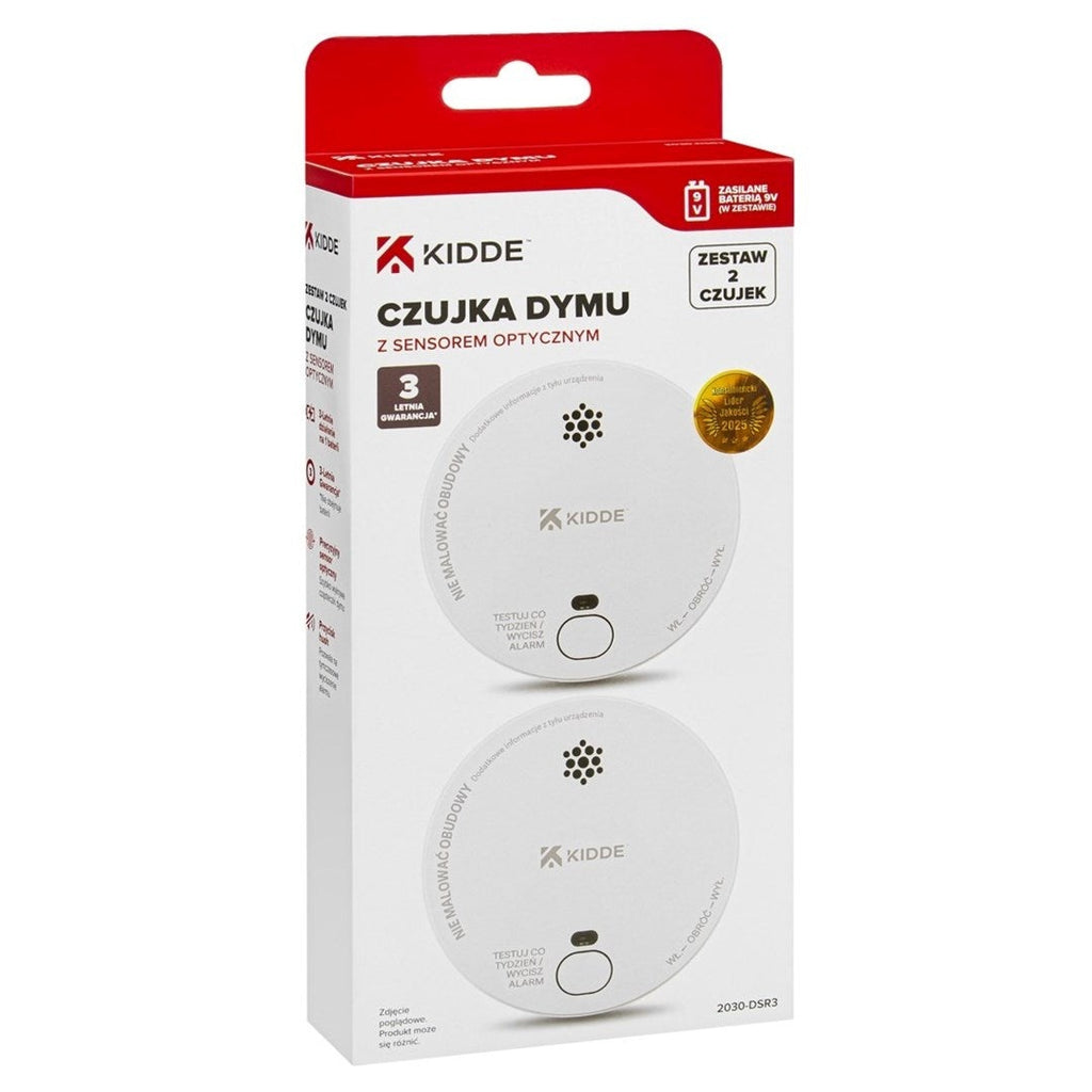 Set of two smoke detectors 2030-DSR3 KIDDE afbeelding 3