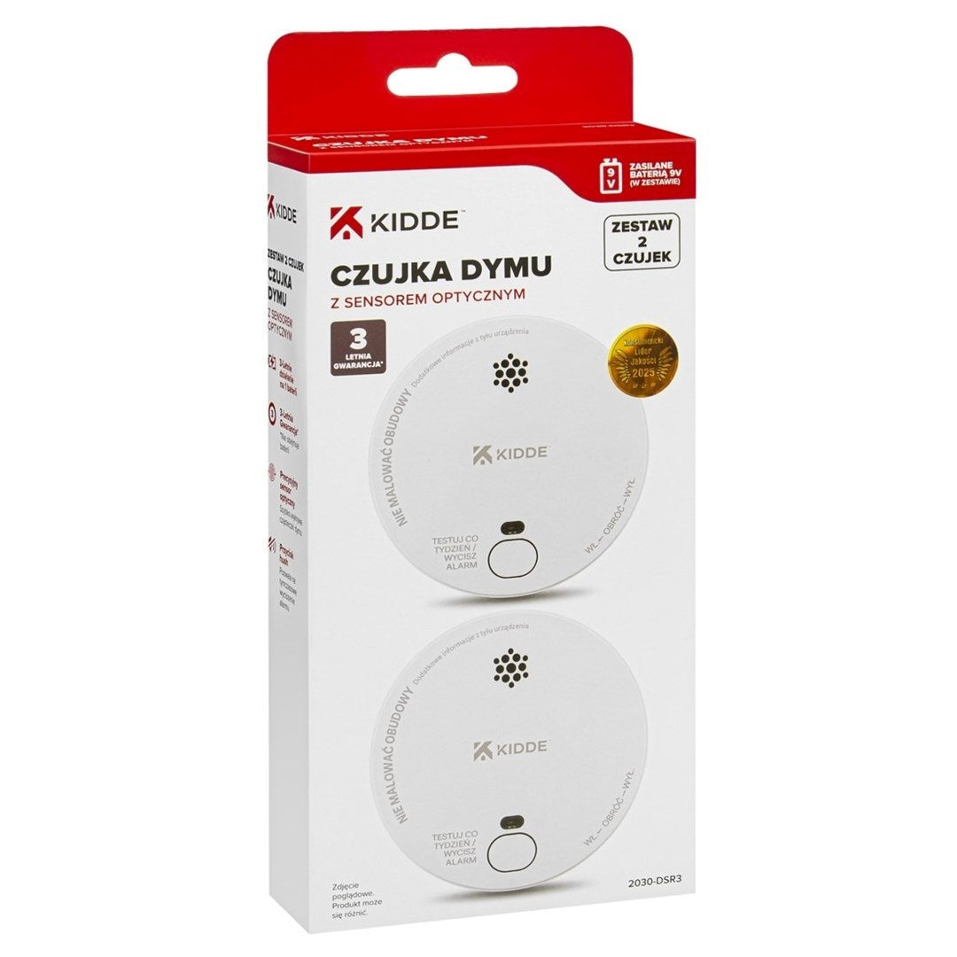 Set of two smoke detectors 2030-DSR3 KIDDE afbeelding 3