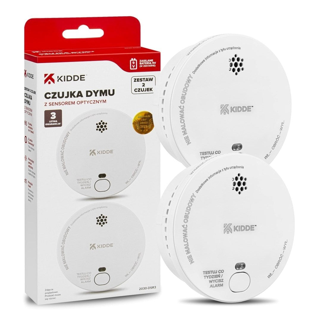 Set of two smoke detectors 2030-DSR3 KIDDE afbeelding 4