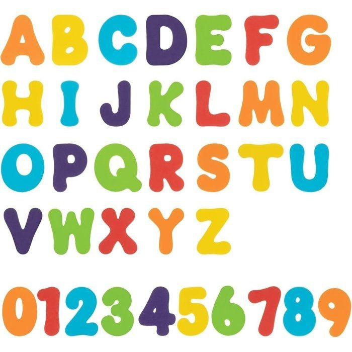 Lettres et chiffres en mousse - NUBY - Pour le bain - Des 12 mois - Multicolore afbeelding 3