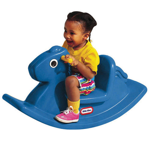 Little Tikes Rocking Horse Blue - Plastic - For Children 12-36 Months