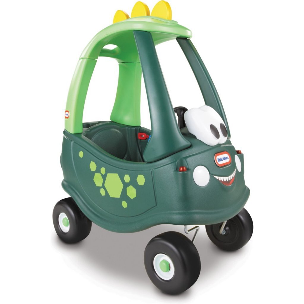 Little Tikes Cozy Coupe Dino Ride-on Car Green for Children 1.5-5 Years 72x44x92