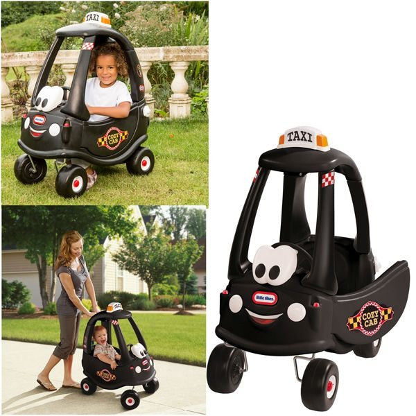 Little Tikes Cozy Coupe Taxi Ride-on Car Black - For Toddlers 1.5 to 5 Years