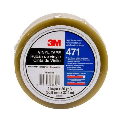 3M 471F 471T5033 PVC-Klebeband Transparent (L x B) 33 m x 50 mm 1 Rolle(n) (471T5033) afbeelding 1