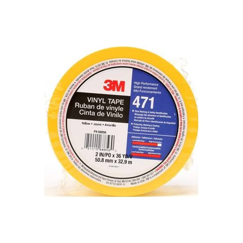 3M 471IW-G50-D PVC-Klebeband Gelb (L x B) 33 m x 50 mm 1 Rolle(n) (471IW-G50-D) afbeelding 1