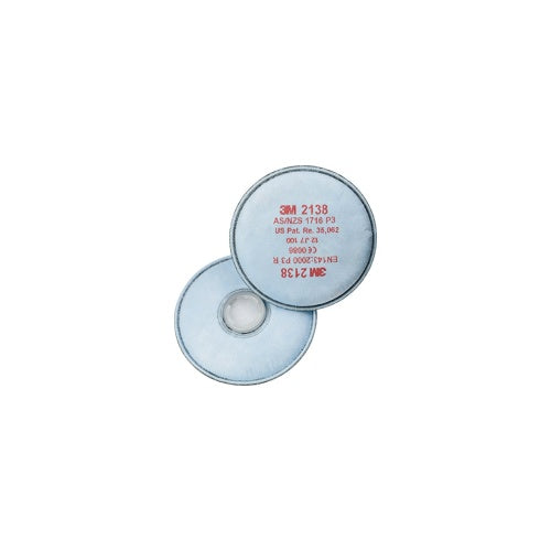 3M Rundpartikelfilter m.Aktivkohle P3R 2138 EN143 f.Art.Nr.4000370680/-690 3M 2 Stück pro Karton (70071091717) afbeelding 1