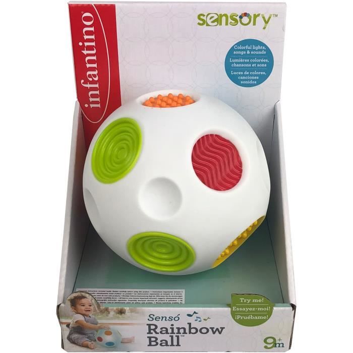 BKIDS Senso Baby Game Sound Ball - Soft Touch - Lights Up - From 9 Months
