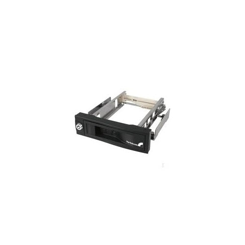 StarTech.com SATA Wechselrahmen trägerlos - Mobiles Hot Swap Festplatten Speicher Rack 3.5" - Mobiles Speicher-Rack - 8,9 cm (3.5") - Schwarz (HSB100SATBK) afbeelding 1