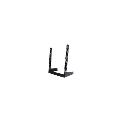 StarTech.com 12 HE 48,30cm (19") Desktop 2 Pfosten Open Frame Rack - Relais-Rack - Schwarz - 12U - 48,3 cm (19") (RK12OD) afbeelding 1