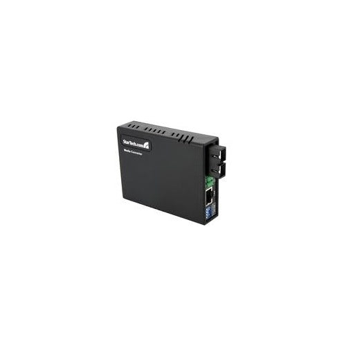 StarTech.com 10/100 Mbit/s Ethernet LWL / Glasfaser Multimode Medienkonverter SC 2km - Medienkonverter - 10Base-T, 100Base-FX, 100Base-TX - RJ-45 / SC multi-mode - 1310 nm (MCM110SC2EU) afbeelding 1