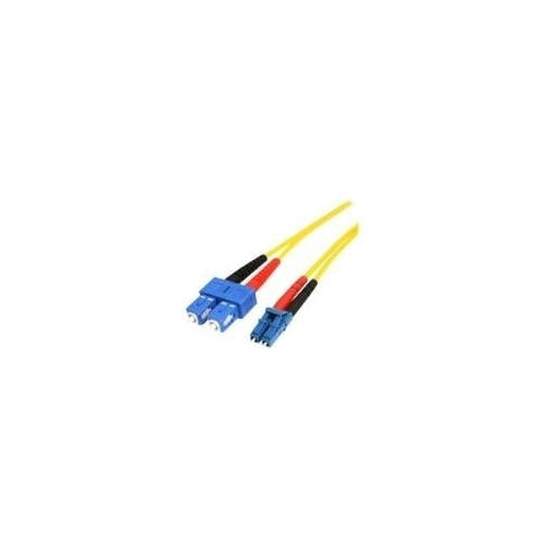 StarTech.com Single Mode 9/125 Duplex LC auf SC LWL / Glasfaser-Netzwerkkabel - Patch-Kabel - LC-Monomode (M) - SC-Einzelmodus (M) - 7,0m - Glasfaser - 9 / 125 Mikron - OS1 - gepresst - Gelb (SMFIBLCSC7) afbeelding 1