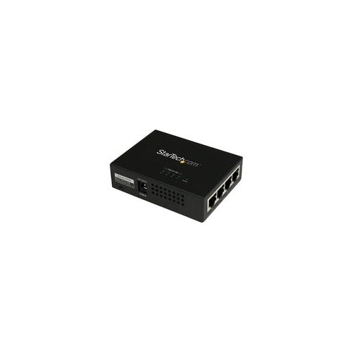 StarTech.com 4-port Gigabit Midspan - PoE+ injector - 802,3at/af - Power Injector - Wechselstrom 100-240 V - 120 Watt - 4 Ausgangsstecker (POEINJ4G) afbeelding 1