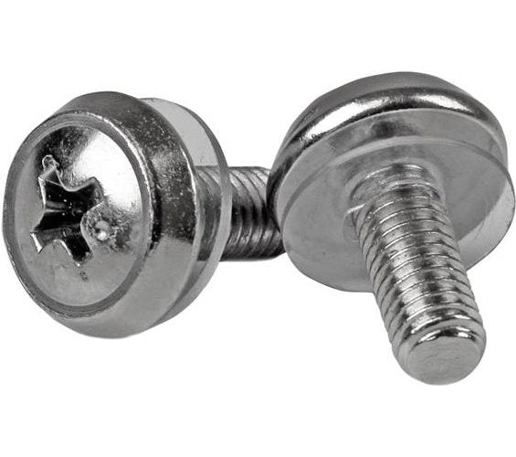 StarTech.com M5 x 12mm - Mounting Screws for Server Racks - Schrauben-Kit (Packung mit 100) (CABSCREWSM5) afbeelding 1