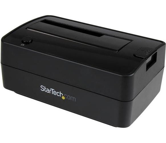 StarTech.com Dockingstation für 2,5 / 3.5" SATA Laufwerke - USB 3.1 (USB-A, USB-C) oder eSATA - USB A und USB C Kabel enthalten - HDD-Dockingstation - Buchten: 1 - 6.4 cm, 8.9 cm (2.5", 3.5") - SATA 6Gb/s - 600 MBps - eSATA, USB 3.1 (Gen 2) afbeelding 1