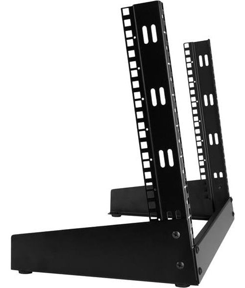 StarTech.com 8 HE Desktop Rack - 2 Post Open Frame Rack - Offenes Rahmenrack (2 Ständer) - 8U afbeelding 1