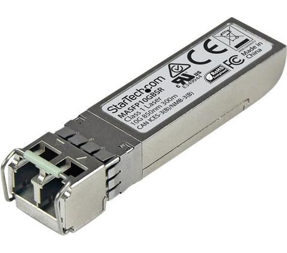 StarTech.com Cisco Meraki MA-SFP-10GB-SR kompatibel SFP+ - 10 Gigabit Fiber 10GBase-SR SFP+ Transceiver Modul - MM LC - 300m - SFP+-Transceiver-Modul (gleichwertig mit: Cisco Meraki MA-SFP-10GB-SR) - 10 GigE - 10GBase-SR - LC Multi-Mode - b afbeelding 1