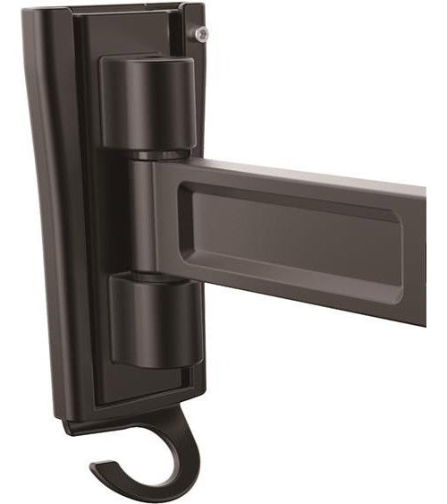 StarTech.com Monitorarm für Wandmontage - Ein Gelenk - Für VESA Monitore / Flachbild TV für bis zu 68,60cm (27")  (15Kg) - Monitor Wandhalterung - Verstellbarer Arm (Befestigungsplatte) für Monitor/flaches Paneel - Aluminium - Schwarz - Bil afbeelding 1