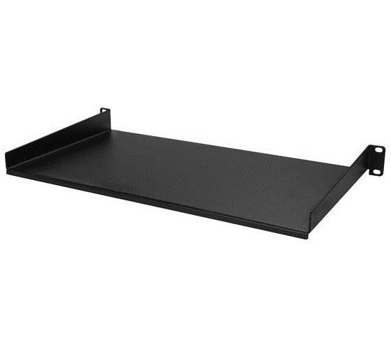 StarTech.com 1U Rack Shelf - 10 in. Deep - Rack - Regal - Schwarz - 1U - 25.4 cm (10") afbeelding 1