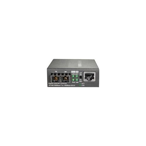 StarTech.com Gigabit Ethernet to SC Fiber Media Converter - 1000Base-LX - Single-mode - 10 km - Medienkonverter - 100Mb LAN - 1000Base-LX, 100Base-TX, 1000Base-T - RJ-45 / SC Einzelmodus - bis zu 10 km - 1310 nm afbeelding 1