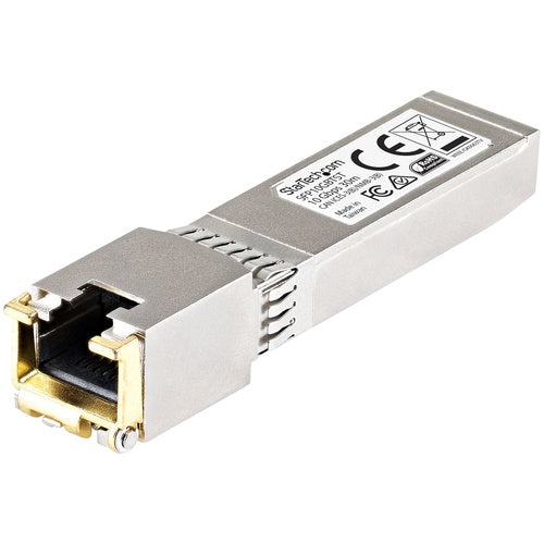 StarTech.com Cisco kompatibles SFP+ Transceiver Modul - 10GBASE-T - MSA konform - RJ45 Kupfer - 10GBASE-T - 30m mit CAT6a - SFP+-Transceiver-Modul - 10 GigE - 10GBase-T - RJ-45 - bis zu 30 m afbeelding 1