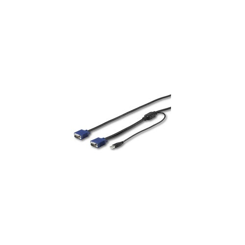 StarTech.com 6 ft. (1.8 m) USB KVM Cable for StarTech.com Rackmount Consoles - VGA and USB KVM Console Cable (RKCONSUV6) - Video- / USB-Kabel - Mini-VGA (M) zu USB, HD-15 (VGA) (M) - 1.8 m - für P/N: RKCONS1701, RKCONS1708K, RKCONS1716K, RK afbeelding 1