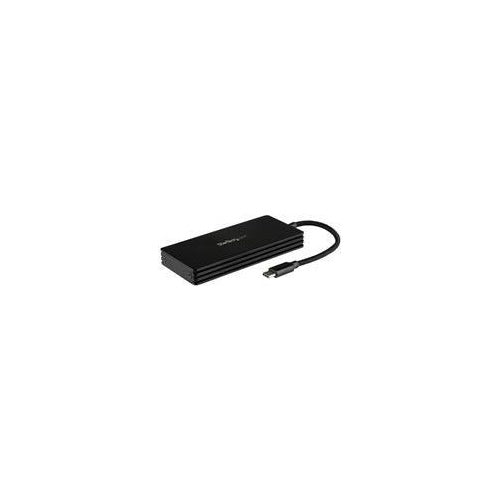 StarTech.com SM21BMU31CI3 M.2 SSD-Gehäuse für M.2-SATA-Laufwerke (USB 3.1 G - USB-C - tragbares externes M.2-Gehäuse) - Speichergehäuse - M.2 - M.2 Card - 6 Gbit/s - USB 3.1 (Gen 2) - Schwarz afbeelding 1