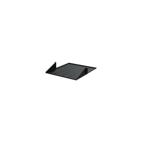 StarTech.com 2 Post Server Rack Shelf - Vented - Center Mount - Black - Supports up to 75 lb. - 2 post Network Rack Shelf - Rack - Regal - Schwarz - 2U - 48.3 cm (19") - für P/N: 2POSTRACK42 afbeelding 1