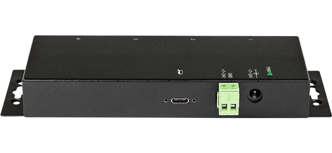 StarTech.com HB31C2A2CME Schnittstellen-Hub USB 3.2 Gen 2 (3.1 Gen 2) Type-C 10000 Mbit/s Schwarz (HB31C2A2CME) afbeelding 1