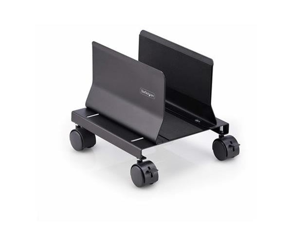 StarTech.com Computer Tower Cart Rolling CPU Caddy w/ Wheels, Adjustable - Wagen - für Personal-Computer - Stahl - Schwarz (CPUMOBILESTND) afbeelding 2