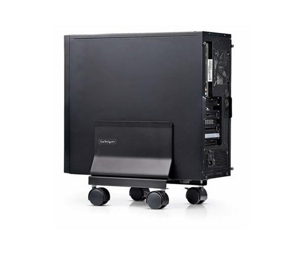 StarTech.com Computer Tower Cart Rolling CPU Caddy w/ Wheels, Adjustable - Wagen - für Personal-Computer - Stahl - Schwarz (CPUMOBILESTND) afbeelding 3