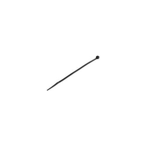 StarTech.com 15cm(6") Cable Ties, 3mm(1/8") wide, 39mm(1-3/8") Bundle Diameter, 18kg(40lb) Tensile Strength, Nylon Self Locking Zip Ties w/ Curved Tip, 94V-2/UL Listed, 1000 Pack, Black - Nylon 66 Plastic - TAA (CBMZT6BK) - Kabelbinder - 15 afbeelding 1